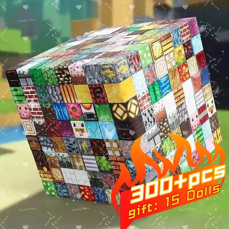 500 Pièces Blocs de Construction Magnétiques Mini Monde — DIY, Puzzle, Jouets Enfants