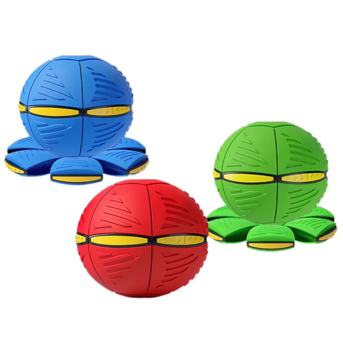 Blue Flying Saucer, Foot Pressure Decompression Air Ball, Parent-Child Outdoor Toy, Fun Magic Deformation