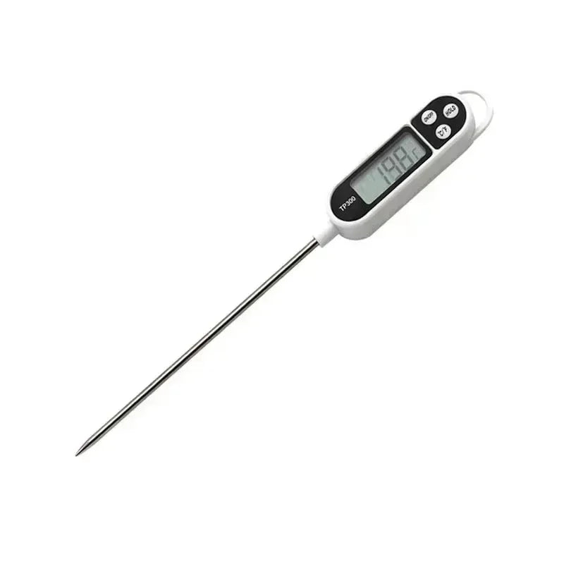 Thermomètre alimentaire numérique — sonde viande, BBQ, four, eau, huile, cuisson, électronique