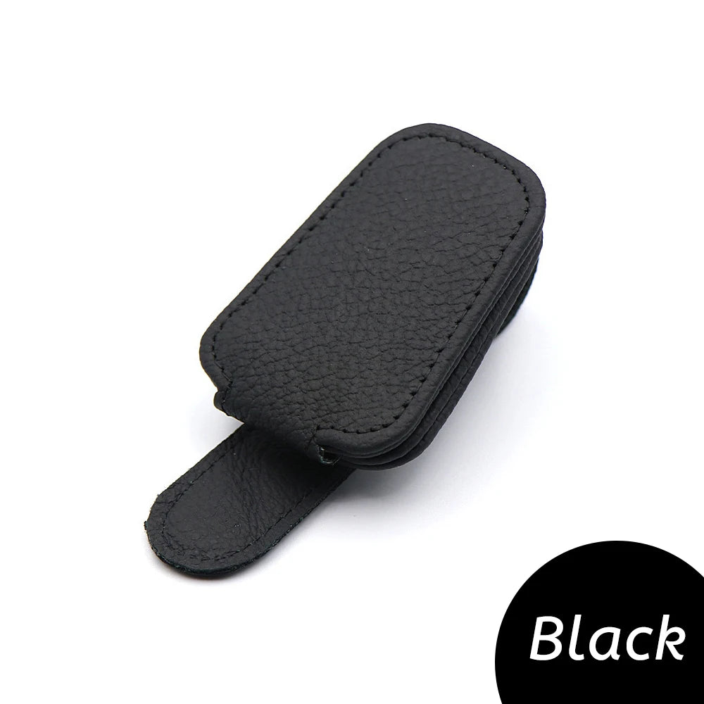 Universal Car Sunglass Clip, Ticket Holder, Fastener Support, Pen Case, Sun Visor, Car Accessories