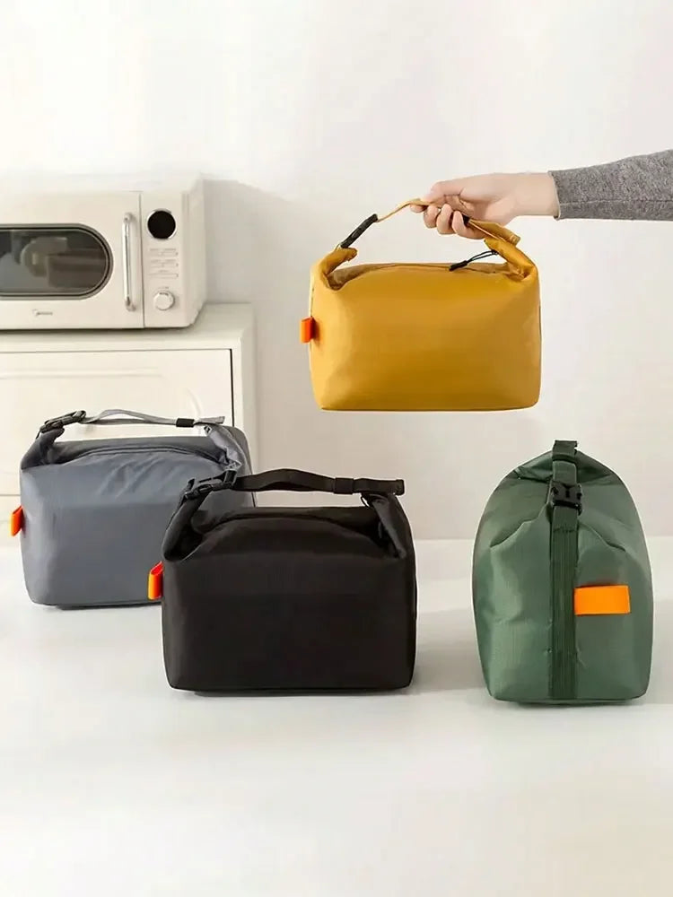 Bolsa de almuerzo con aislamiento, loncheras aisladas a prueba de fugas, bolsas reutilizables de gran capacidad para el trabajo, los viajes