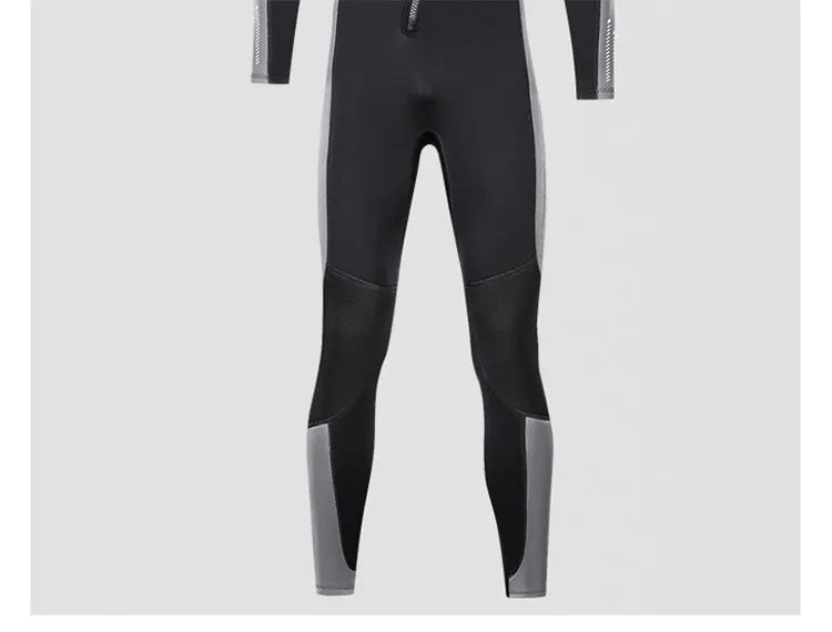 Combinaison de plongée en néoprène pour hommes, 3MM, manches longues, plongée en apnée, une pièce, Surf, pêche, maillots de bain thermiques
