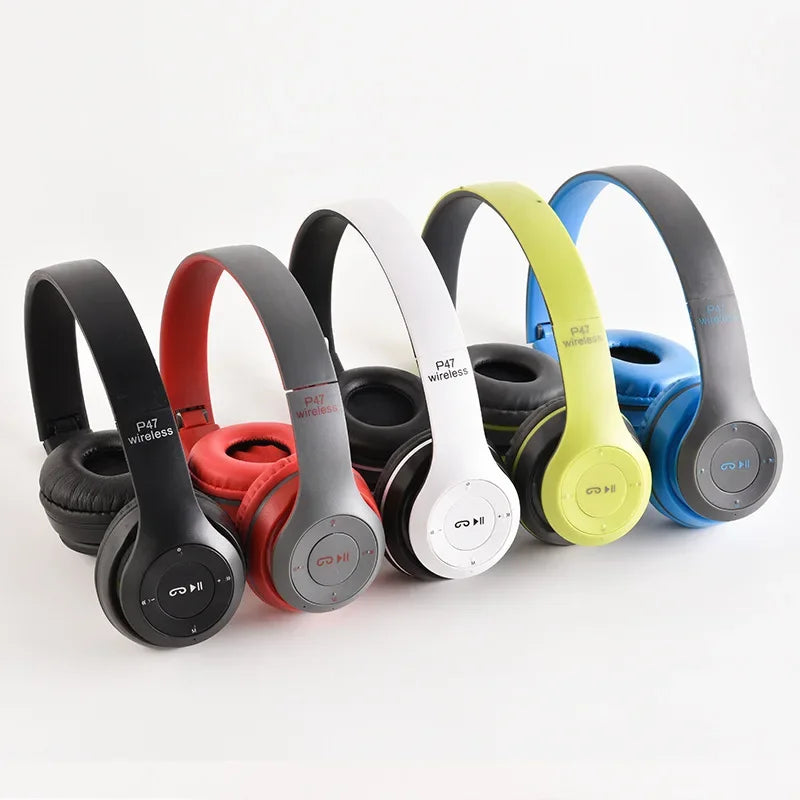 Écouteurs Bluetooth 5.0 pliables avec micro — adaptateur USB, compatible jeu et iPhone