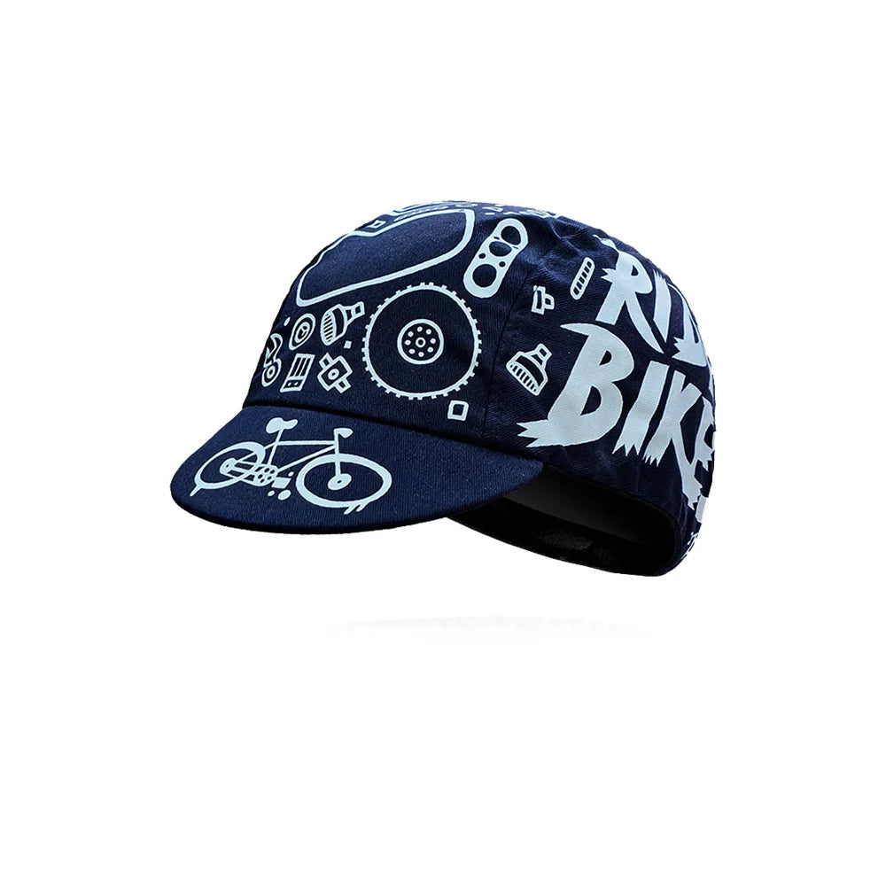 Casquettes de cyclisme d'été, nouveau style, chapeaux de vélo de sport respirants, en Polyester à séchage rapide, noir et bleu, classiques
