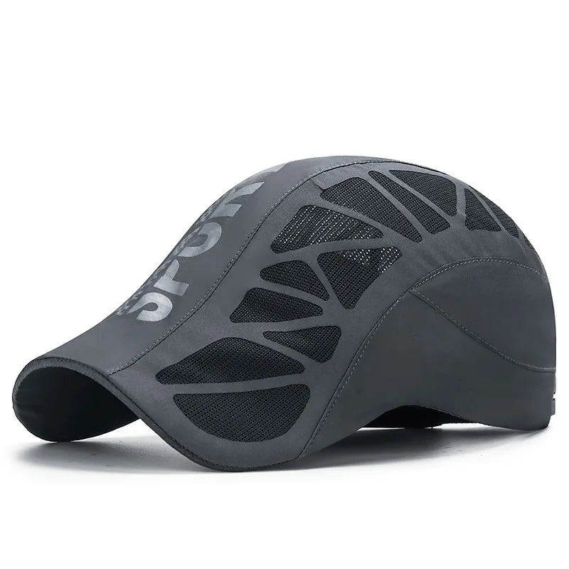Chapeau de Sport Alphabet pour hommes, nouveau chapeau d'été en maille respirante, ombre à séchage rapide, casquette de protection solaire d'extérieur
