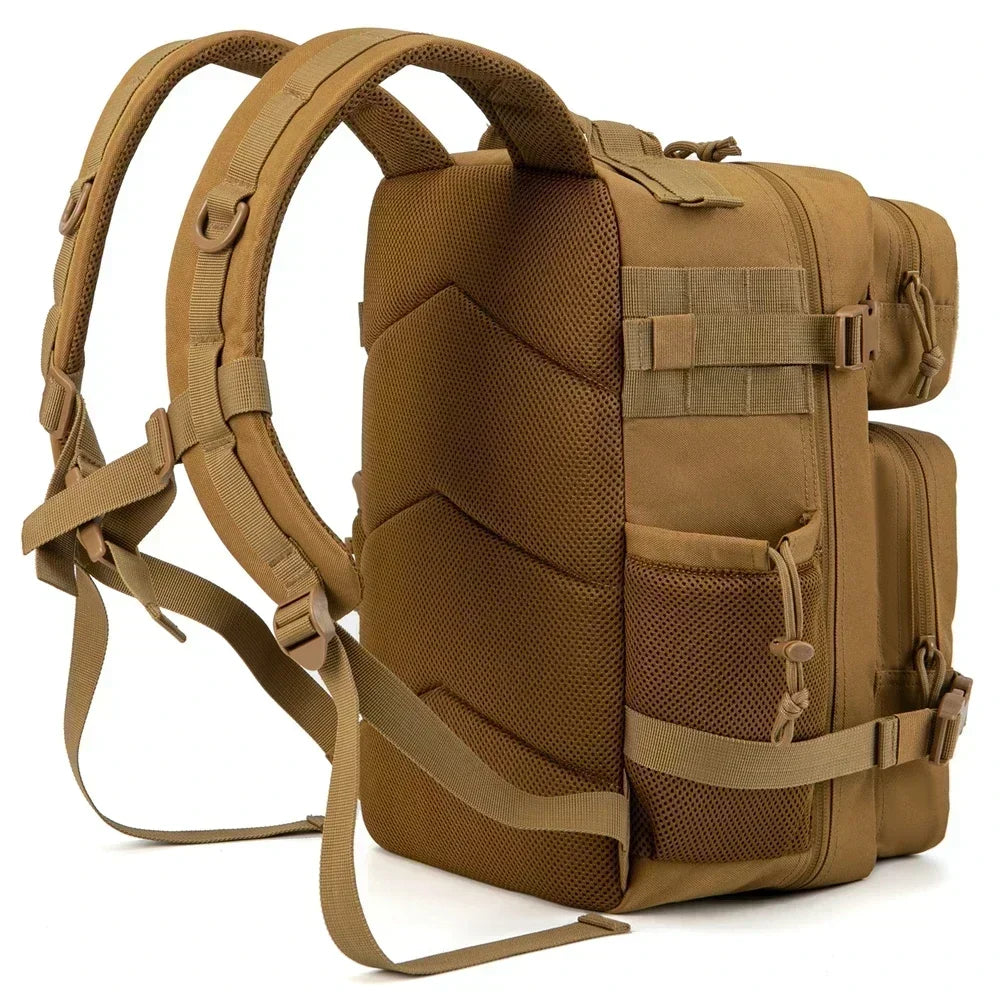 Sac à Dos Tactique Plein Air 25L/45L Homme Femme — Randonnée École Porte-Bouteille