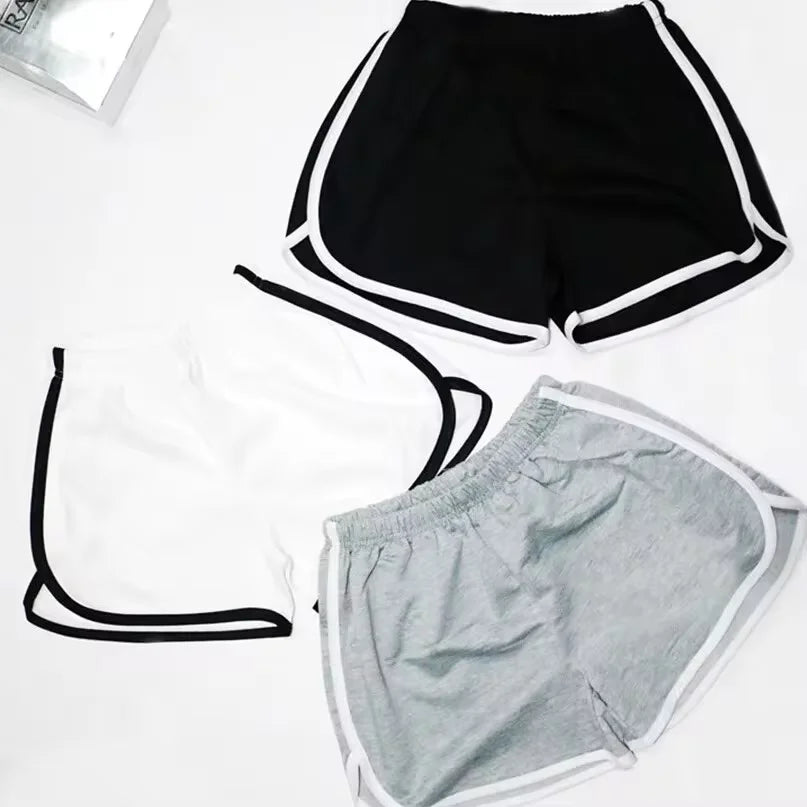 Pantalón corto elástico para mujer, holgado, de secado rápido, fino de verano, para fitness, ocio y ropa exterior. Instagram