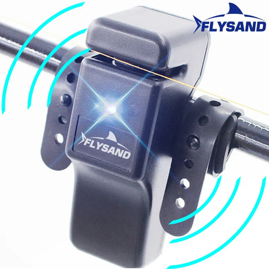 FLYSAND pêche à la carpe alarme de morsure numérique électronique LED cloche de pêche alerte indicateur de morsure bande sur la canne accessoires de pêche
