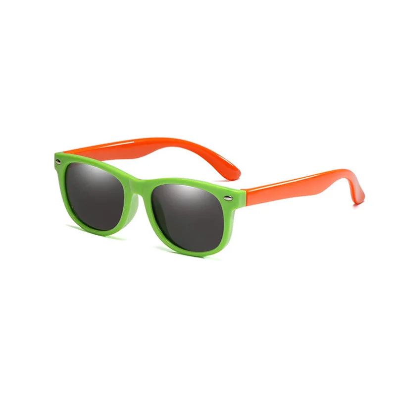 RUISIMO Gafas de sol polarizadas TR90 para niños y niñas, gafas de sol de silicona, gafas de seguridad, regalo para niños, bebés, gafas UV400