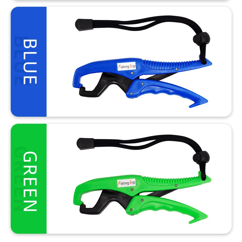 Pince à poisson ShareShark en plastique ABS blanc avec corde réglable, pince à lèvres flottante, outils de pêche
