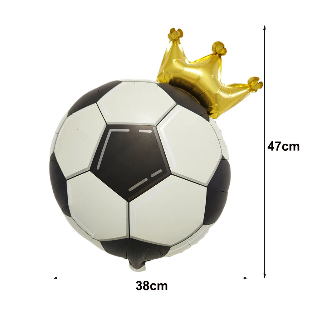 Ballons Aluminium Thème Football — Décoration Fête Anniversaire & Baby Shower Enfant