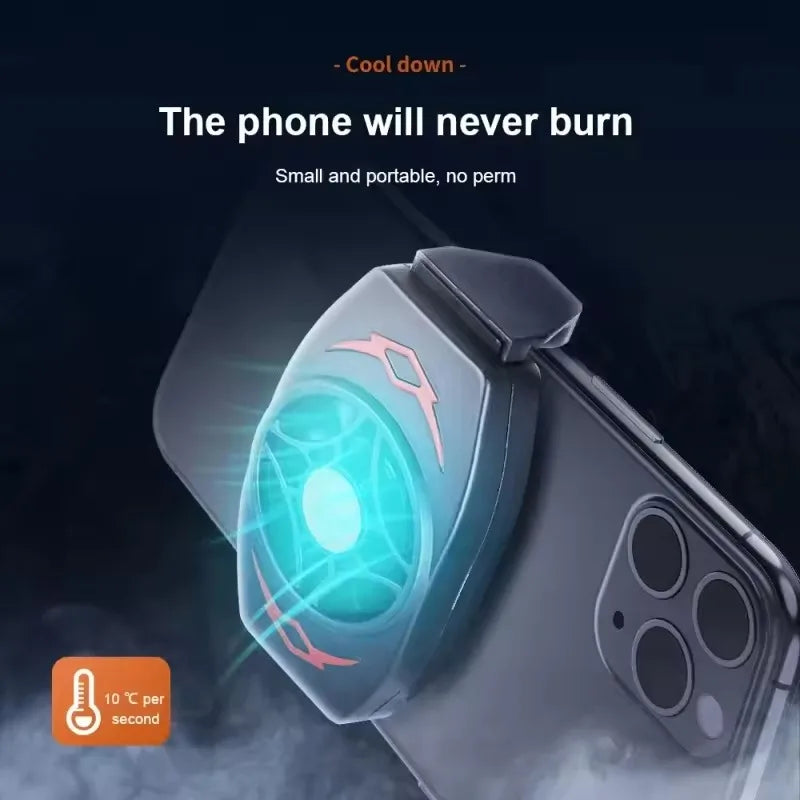 Kanlennys Room X13 — Refroidisseur Téléphone Clip Arrière Gaming iOS & Android