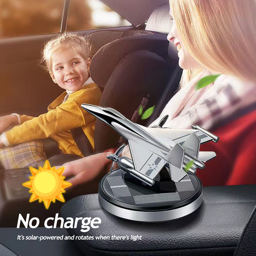 Parfum de voiture aromathérapie voiture énergie solaire désodorisant de voiture avion rotatif aromathérapie diffuseur d'huile parfum durable