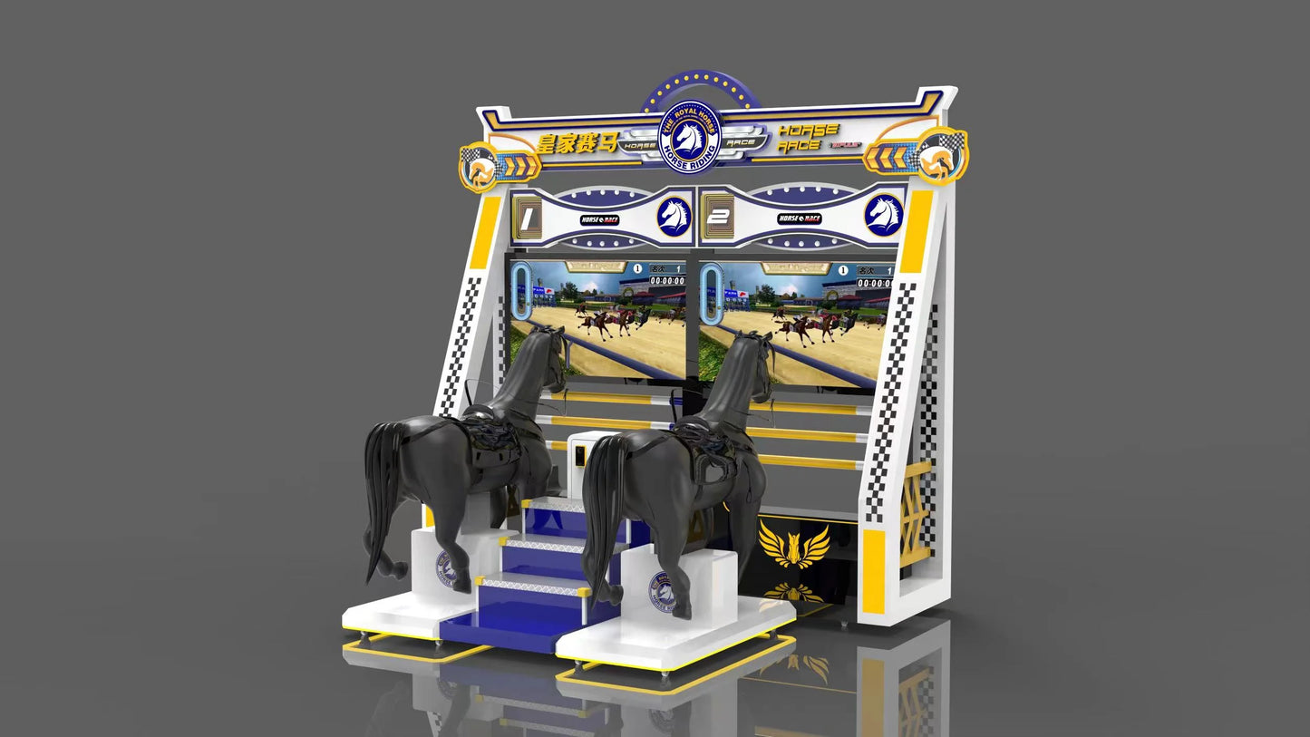 Simulateur électronique de course de maison électrique, nouveau Style, à pièces de monnaie, pour 2 joueurs