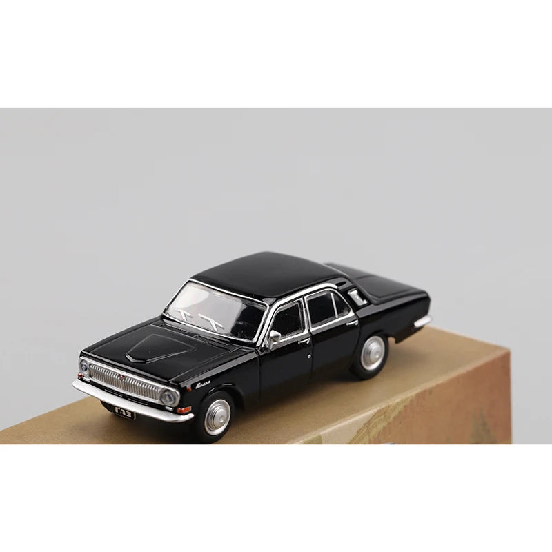 Perka – modelo de coche de aleación GAZ-24 Volga, escala 1:64, adorno, exhibición de recuerdos, colección, regalo de pasatiempo