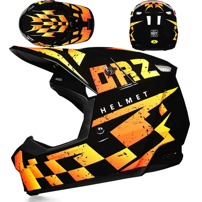 Professional Motorcycle Helmet Motocross Off-road Helmet Kids Off-road Helmet Capacete De Motocicleta