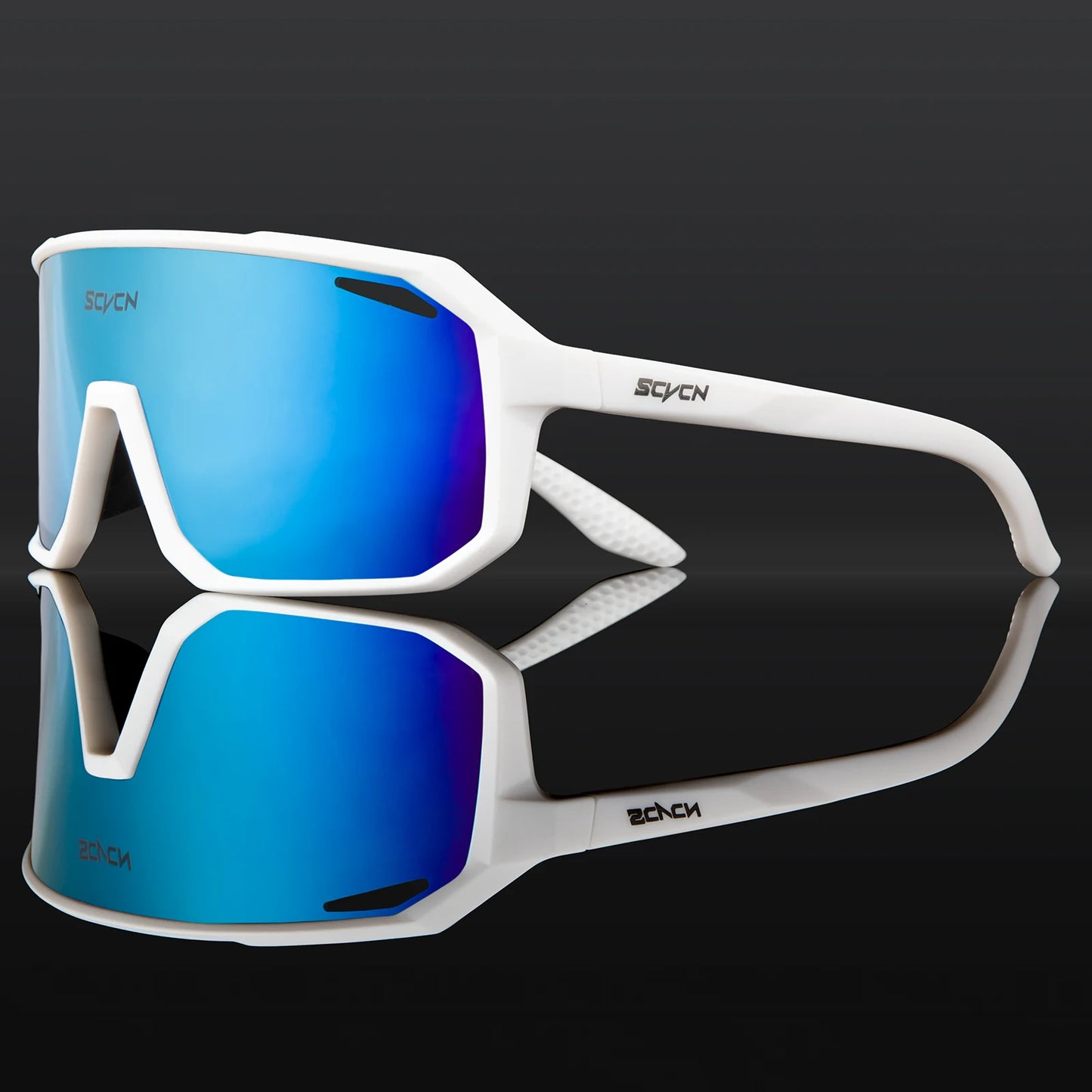 SCVCN Gafas de sol de ciclismo para hombre y mujer, MTB, bicicleta de carretera, gafas de conducción, deportes al aire libre, gafas de correr UV400, gafas de senderismo