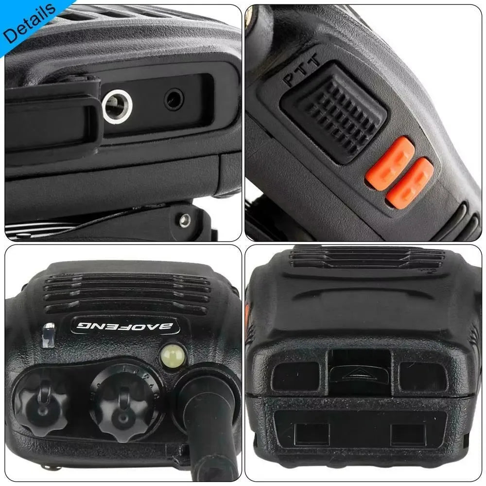 Fabricant 4 pièces Baofeng BF 88E 5W talkie-walkie longue portée 10KM communication ultra-longue veille voyage sur route conduite autonome