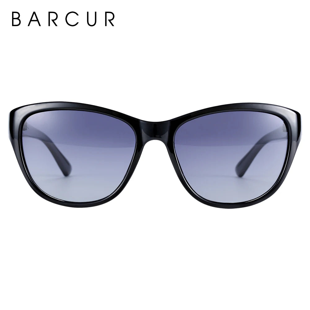 Lunettes de soleil femme TR90 — dégradé, UV400, œil de chat, polarisées