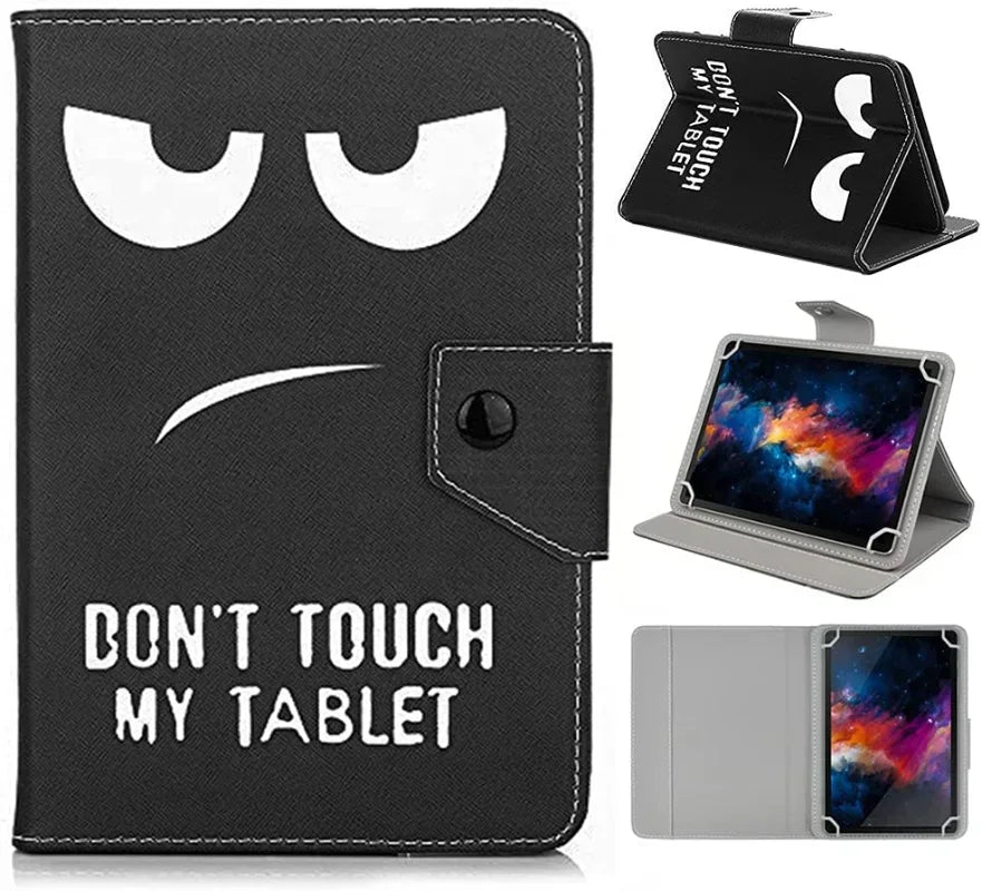 Étui universel pour tablette 7-10,5 pouces — housse support en cuir PET