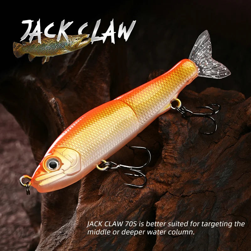 BLUX JACK CLAW 70S — Swimbait Articulé 70mm 4.6g Coulant