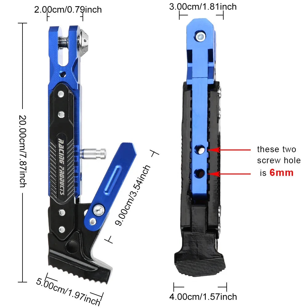 Support de cadre moto CNC en alliage d'aluminium – Réglable et coloré pour scooter électrique