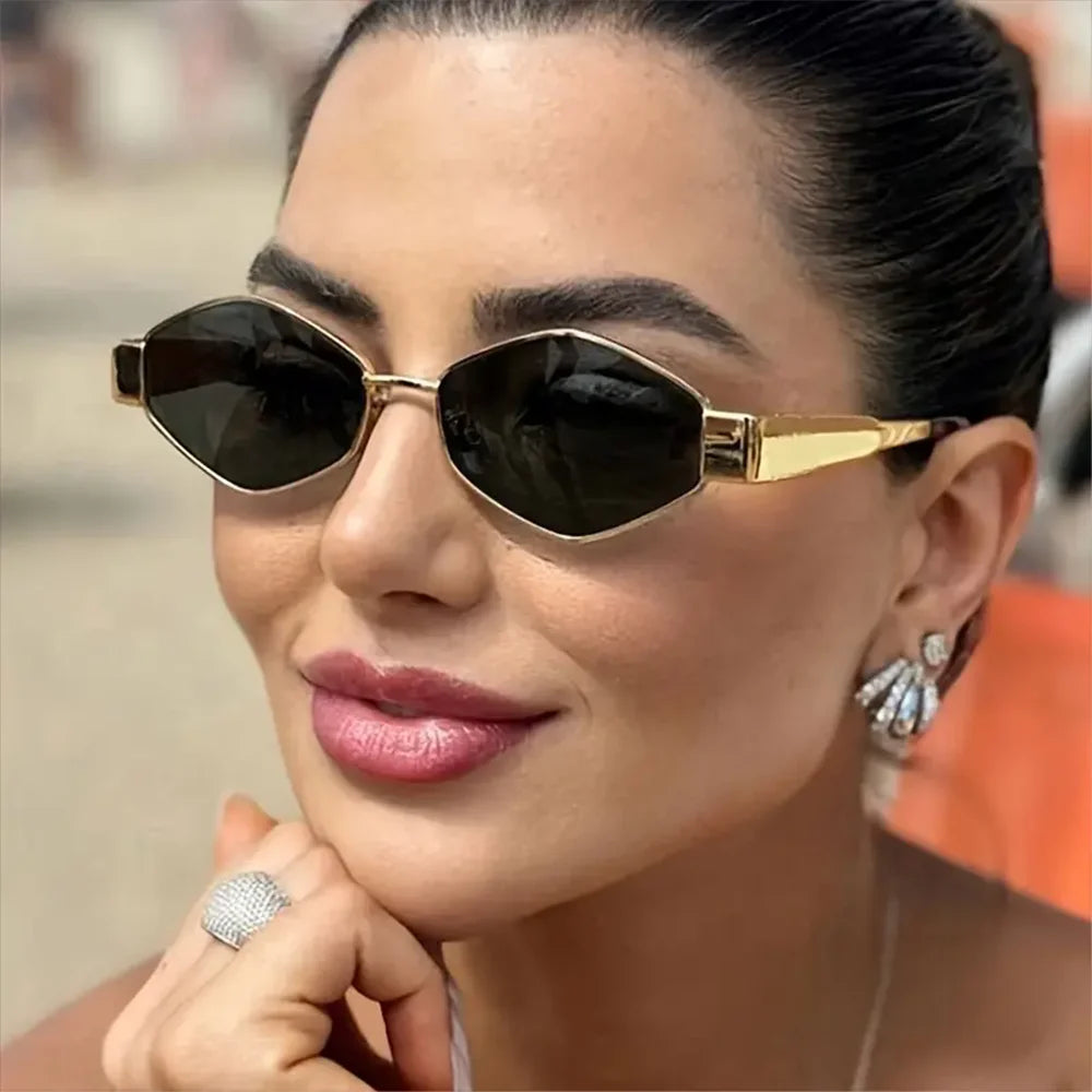 Lunettes de soleil polarisées UV400 — cadre rond, casual, mode, extérieur