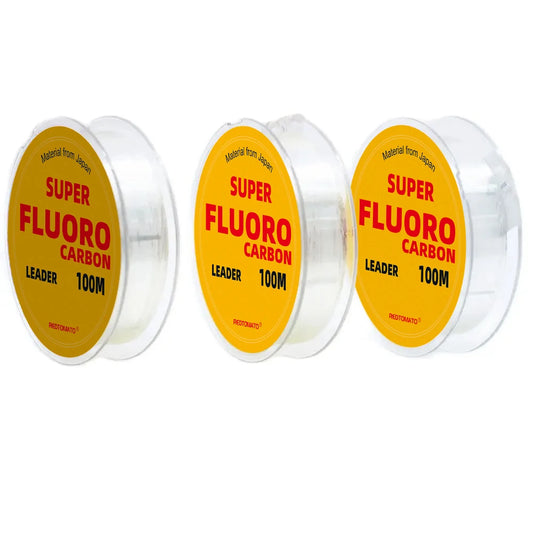 REDTOMATO fil de pêche enduit de fluorocarbone matériau japonais Super fort 0.14/0.18/0.50/0.25/ 0.60/ 0.70mm fournitures de pêche