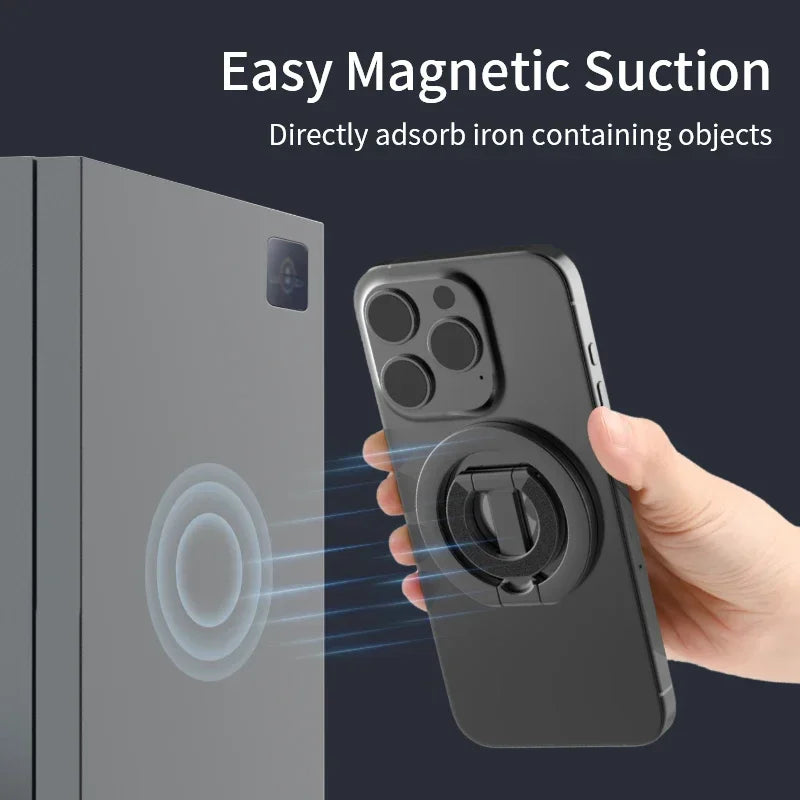 Soporte de anillo de teléfono magnético de doble cara MagSafe Soporte de teléfonos móviles plegable portátil Accesorios de teléfono Soporte de agarre