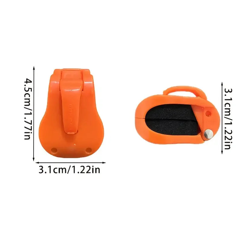 Clip de canne à pêche à fixation rapide, 2 pièces, support à 1 main sans outil pour tiges d'eau douce en 2 pièces, organisateur de matériel à prise sécurisée