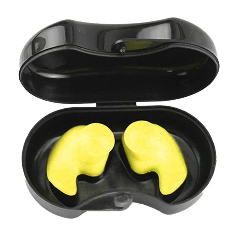 Tapones de natación de silicona impermeables y reutilizables para buceo, surf, ducha, accesorios de baño, 2 piezas