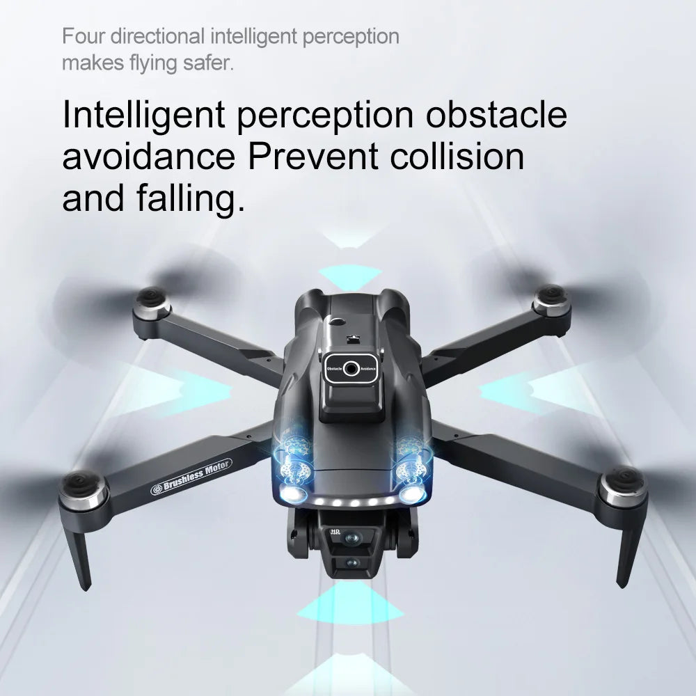 Drone GPS professionnel 4K/8K — double caméra HD, moteur brushless, 5G WiFi FPV, quadricoptère RC