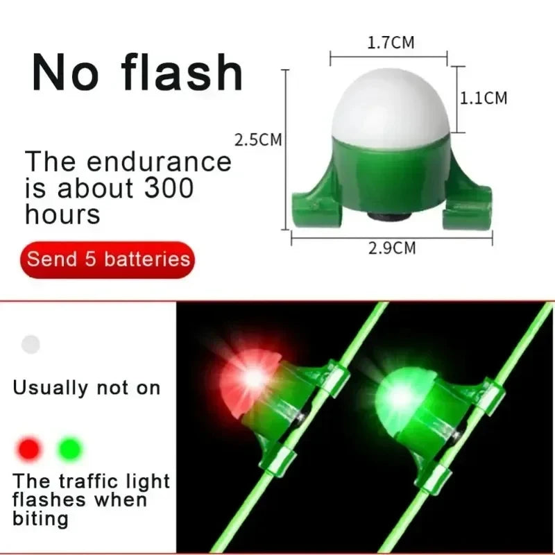 Alarme de Pêche Nocturne LED — Rappel Intelligent Morsure de Poisson