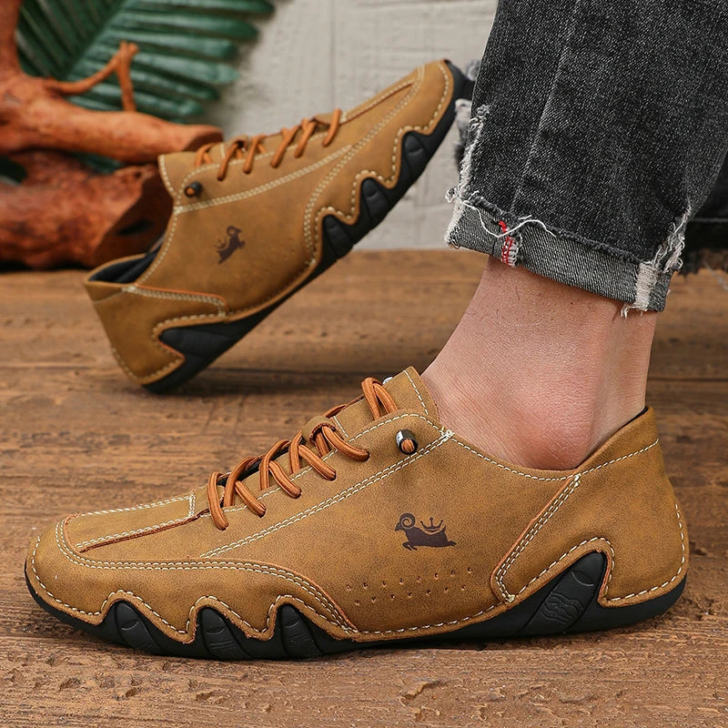 Mocassins Homme Cuir Artificiel Imperméable — Légers & Antidérapants