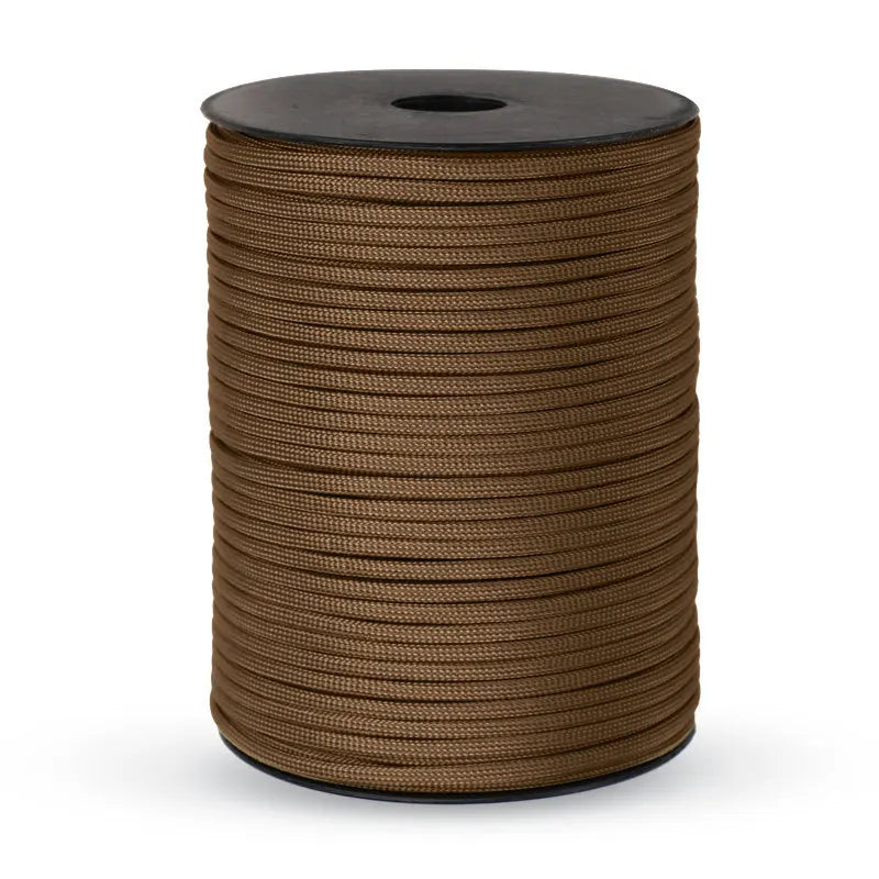 Cordon de parachute militaire standard 550 de 100M/50M, 9 brins, 4mm, pour survie en extérieur, tente et sangle de fixation