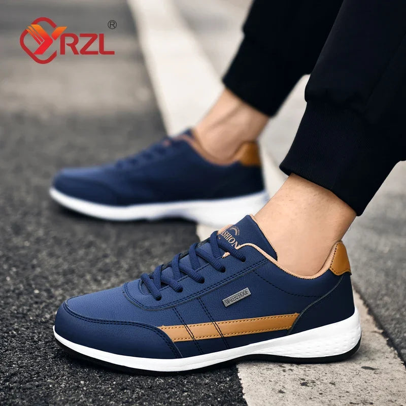 Baskets Homme Cuir Artificiel Imperméables — Tennis & Marche Printemps/Automne
