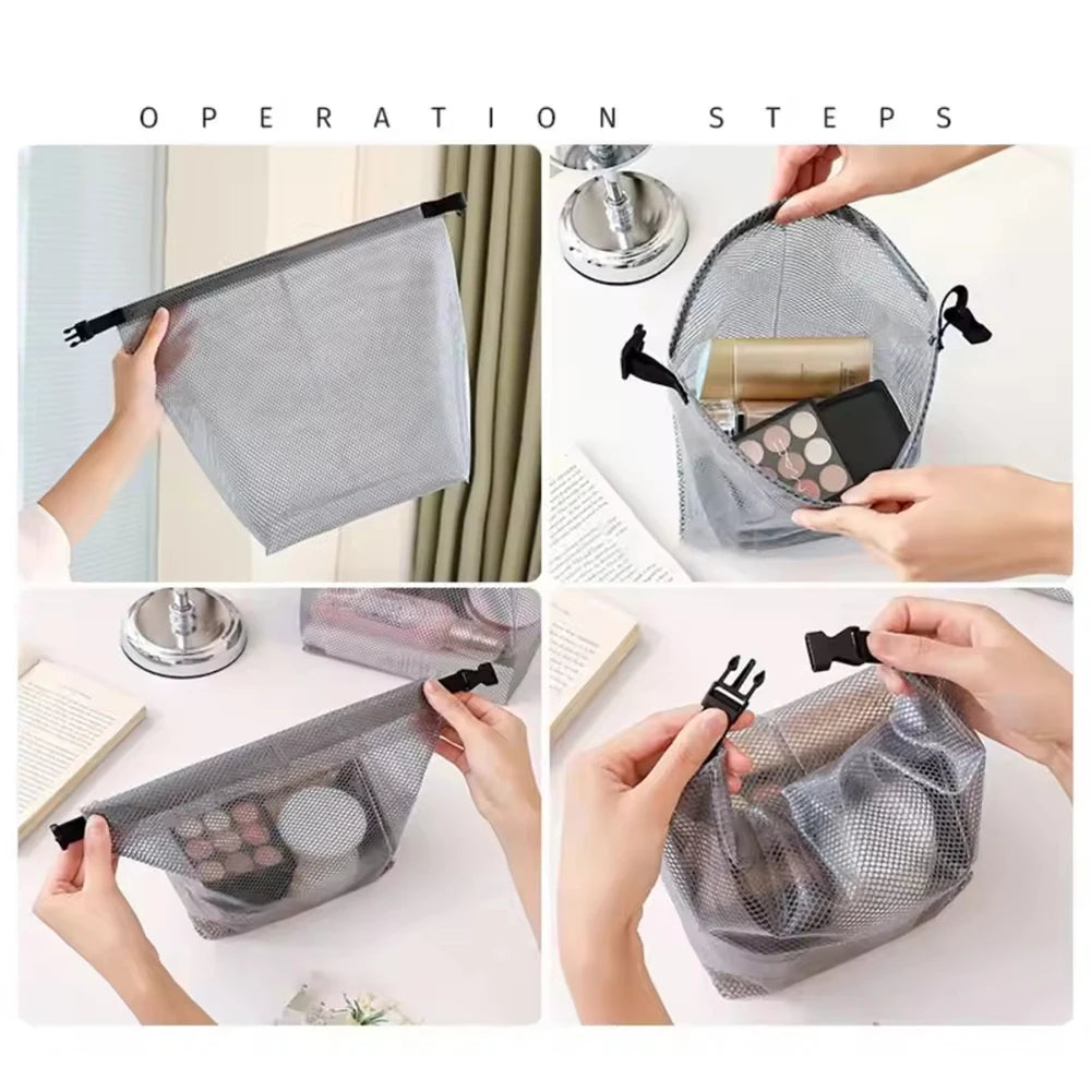Sac de Rangement Maquillage Voyage — Grande Capacité, Étanche & Portable