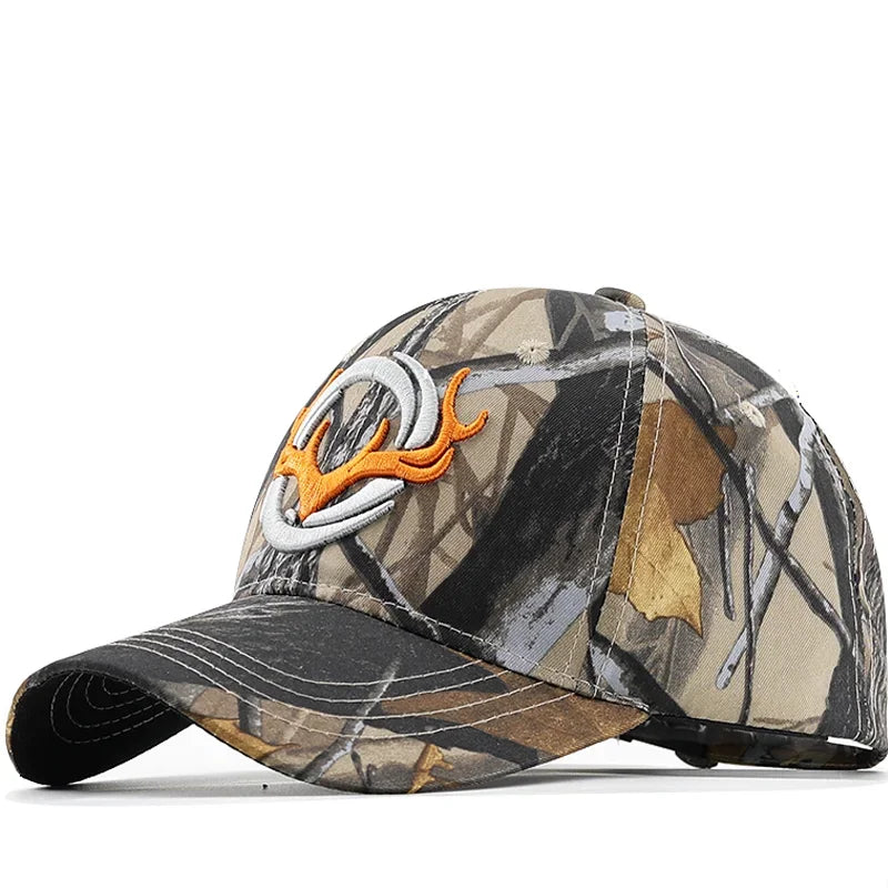 Nueva gorra de béisbol de camuflaje, gorras de pesca para hombre, caza al aire libre, sombrero de jungla de camuflaje, gorra táctica de Airsoft para senderismo