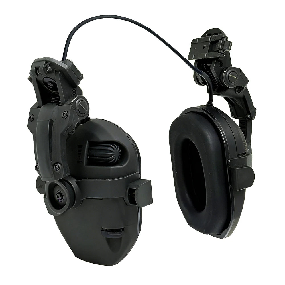Casque tactique pour casque avec adaptateurs de montage sur casque sur Rail ARC-écoute antibruit pour le tir et la chasse, protège-oreilles