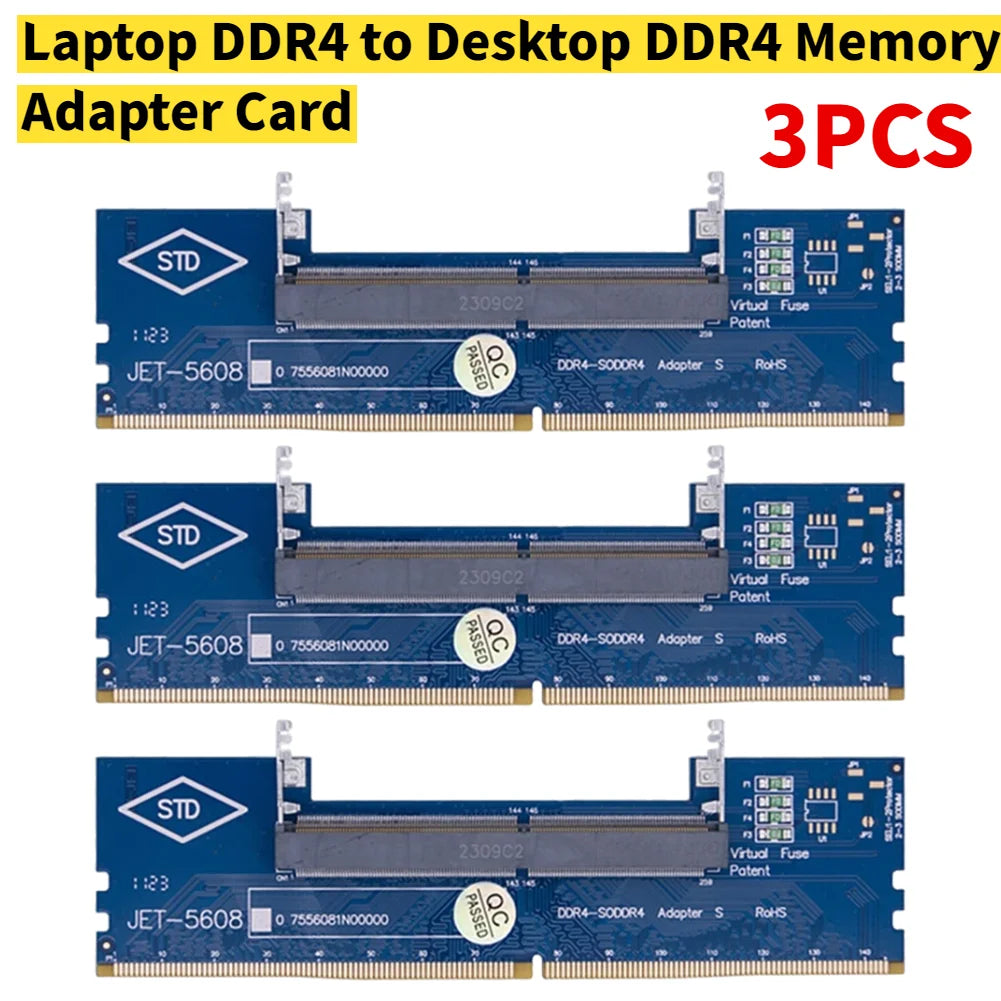 Ordinateur portable SO DDR5 RAM vers ordinateur de bureau DDR5 U-DIMM adaptateur DDR5 convertisseur de carte mémoire DDR3 DDR4 ordinateur portable vers ordinateur de bureau SO-DIMM vers carte DIMM