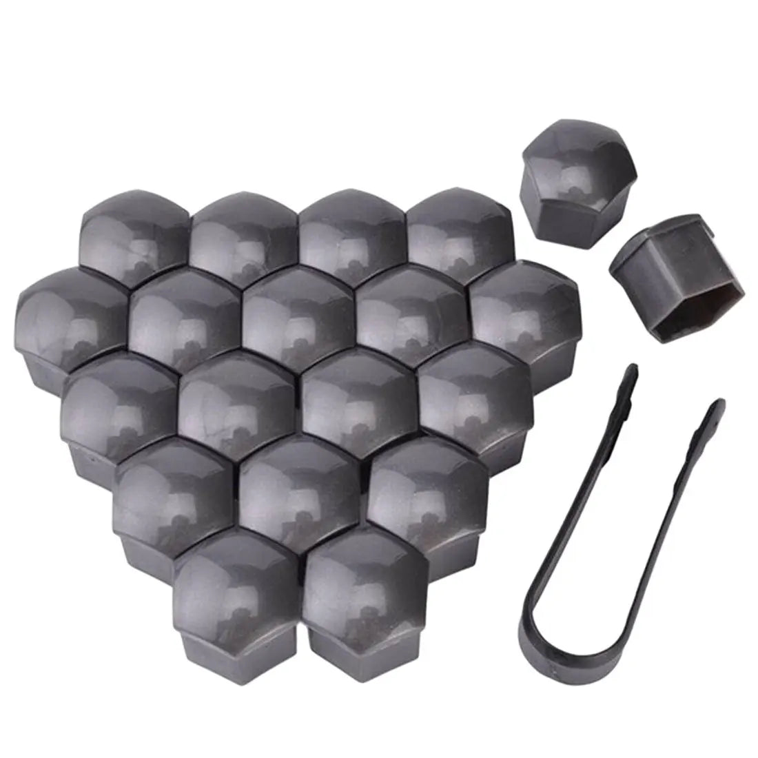 20pcs Car Wheel Nut Caps, Anti-rust Car Hub Screw Protective Covers, Car Tire Screw Caps, Nut Bolt Covers, Automotive Exterior 17/19/21mm