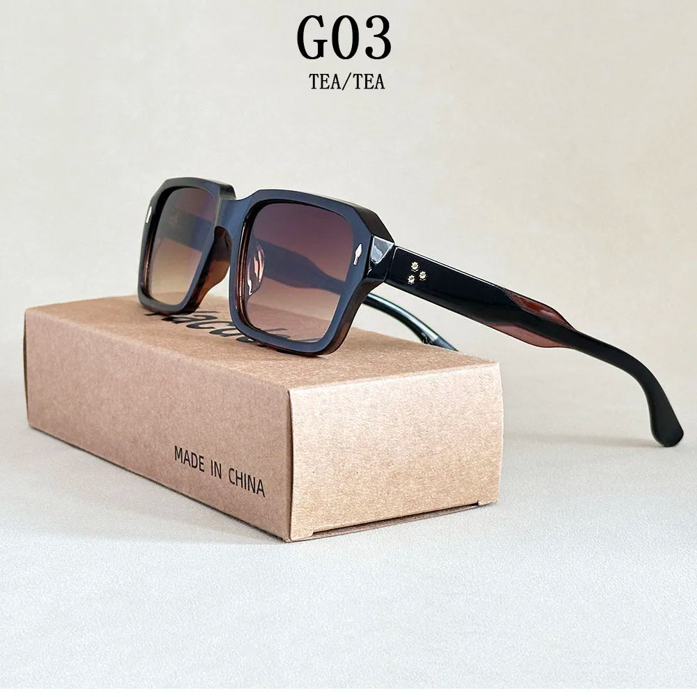 2025 Gafas de sol de mujer vintage cuadradas Gafas de sol de hombre cuadradas de moda Gafas de sol de mujer Gafas de sol de hombre envío directo