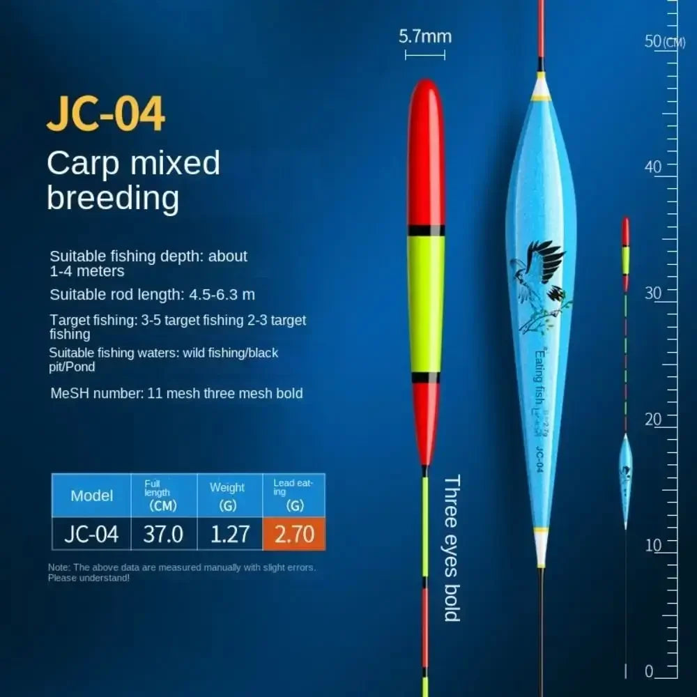 Flotador de pesca de cola triangular, gran flotabilidad, alta calidad, estable,, alta sensibilidad, boya vertical, característica compuesta