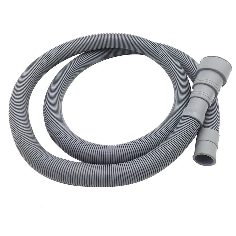 Washing Machine and Dishwasher Drain Hose, 70/150/200cm, Extension Hose with Clamps, Washing Machine Accessory Kit