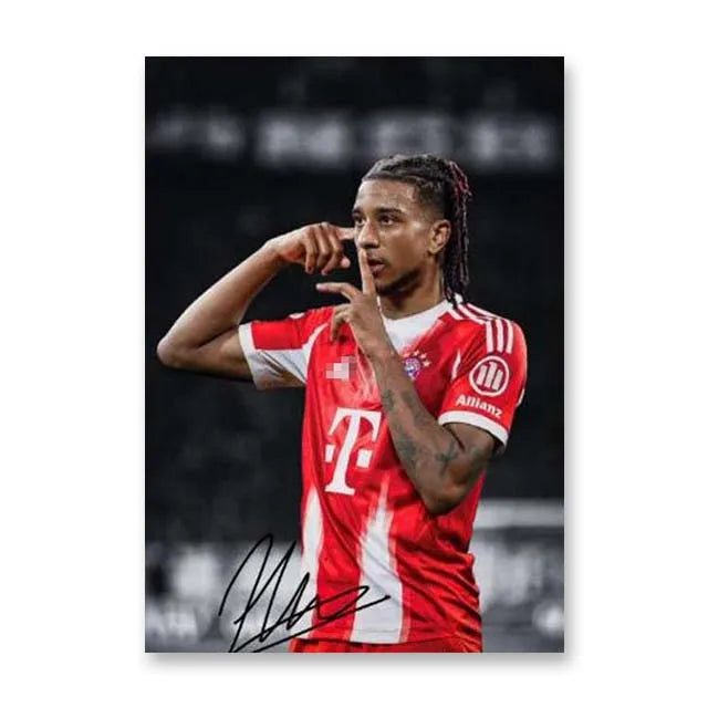 Affiche Toile Star Football — Décoration Murale Moderne Sans Cadre
