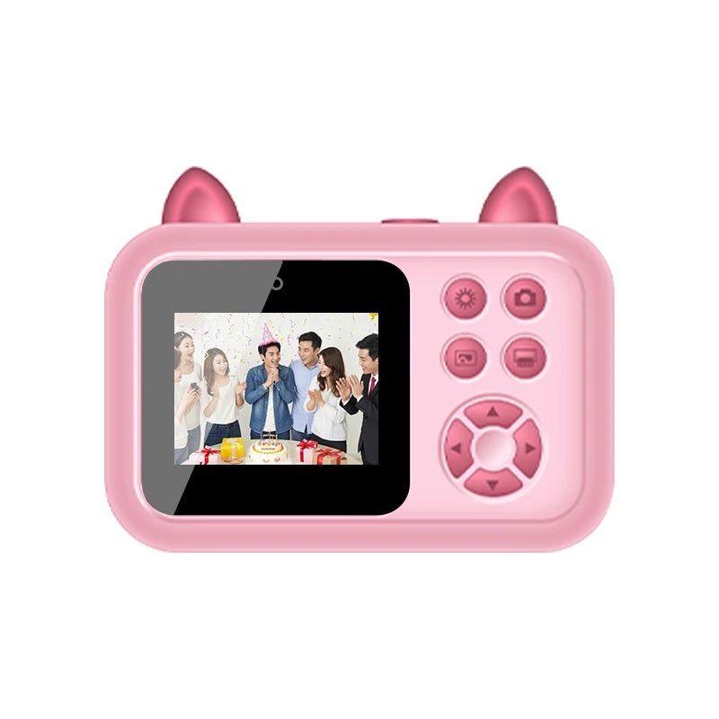 Digital instant print camera photo printer, with highly refractive polymer lens, USB rechargeable, excellent tool for development