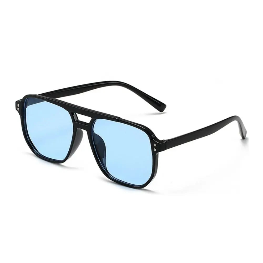 UV-protective Punk Square Sunglasses, Eye Protection for the Beach, Black Sunglasses, Travel Accessories, Retro Sunglasses for Women and Men