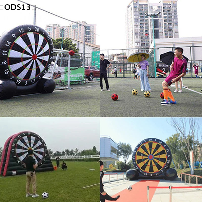 maveraODS13 balón de fútbol pegajoso para dardos de pie, dardos de fútbol, balón de fútbol de fieltro, para diana hinchable de fútbol al aire libre
