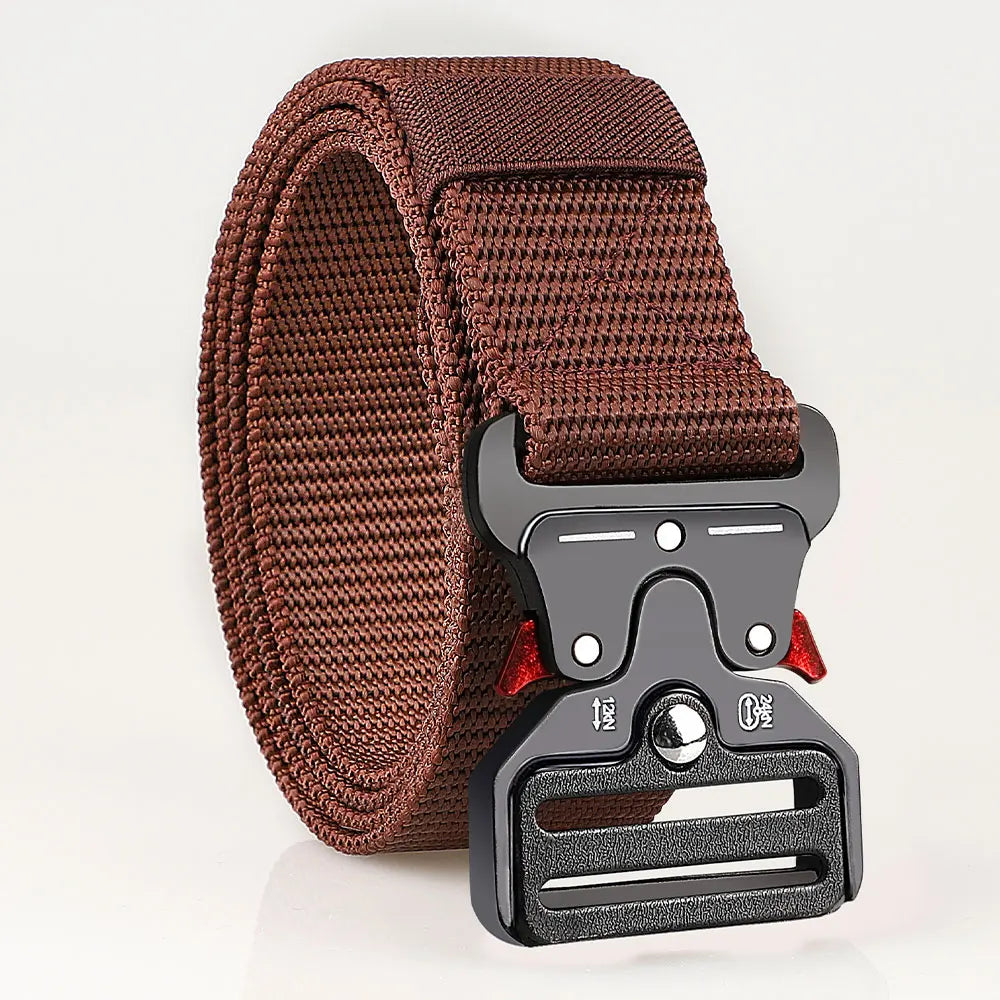 Cinturones tácticos multiusos para hombre – Diseño duradero y ajustable – Para amantes de los deportes al aire libre, combina con pantalones vaqueros, para hombres y mujeres