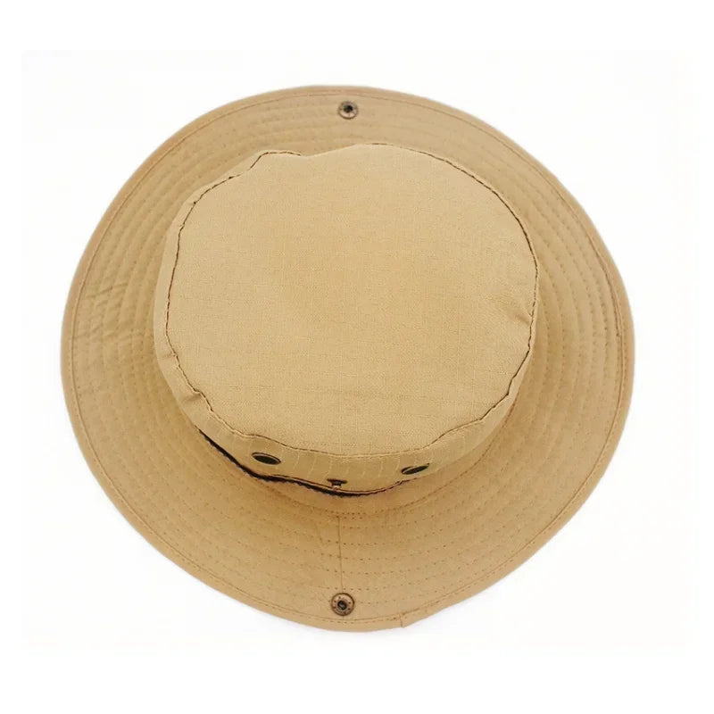 Chapeau de soleil pour hommes et femmes, casquette de Camouflage, pour Sports de plein air, seau, pêche, randonnée, chasse, 60CM